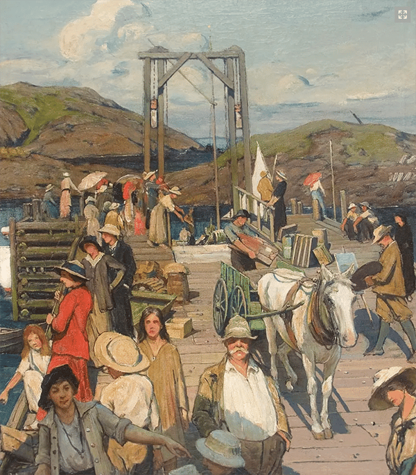 Robert Van Vorst Sewell, At the Dock